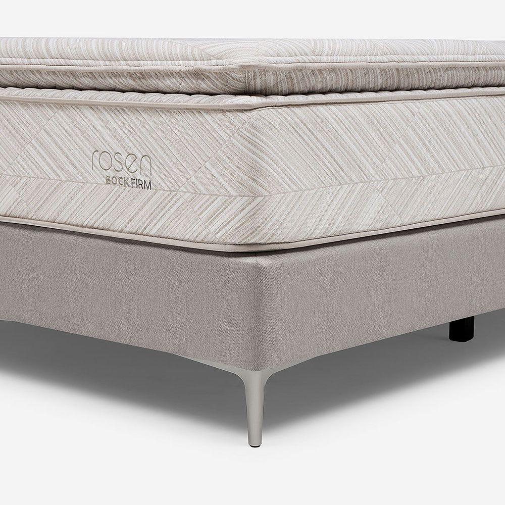 Cama Europea Bock Firm King + Set de Muebles Melrose-2