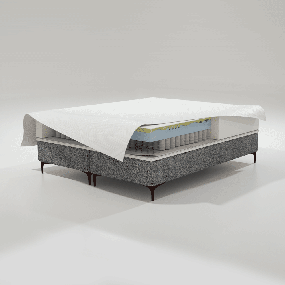 Cama Europea Rosen Code Super king 200 x 200 cm-2