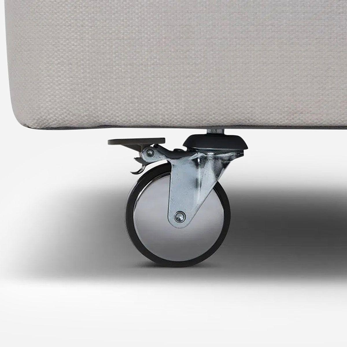 Box Spring Rosen Ame Gray II King 180 x 200 cm-8
