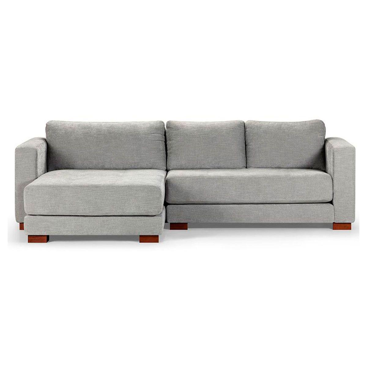 Sofá Seccional Rosen Copeland Izquierdo Tela Gris-1