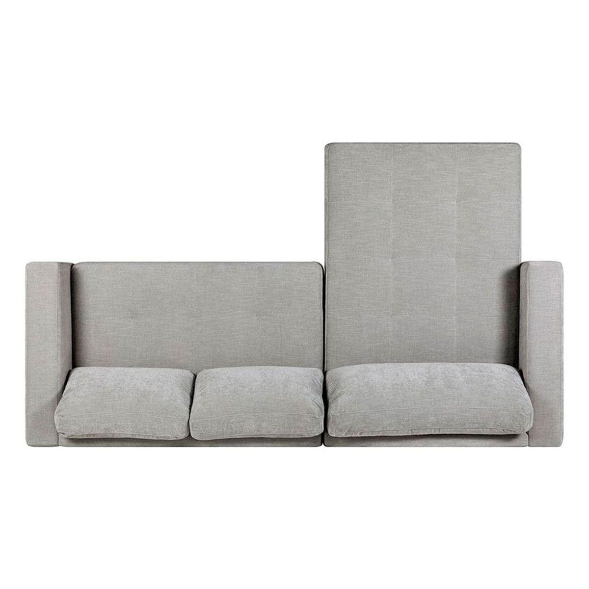 Sofá Seccional Rosen Copeland Izquierdo Tela Gris-3