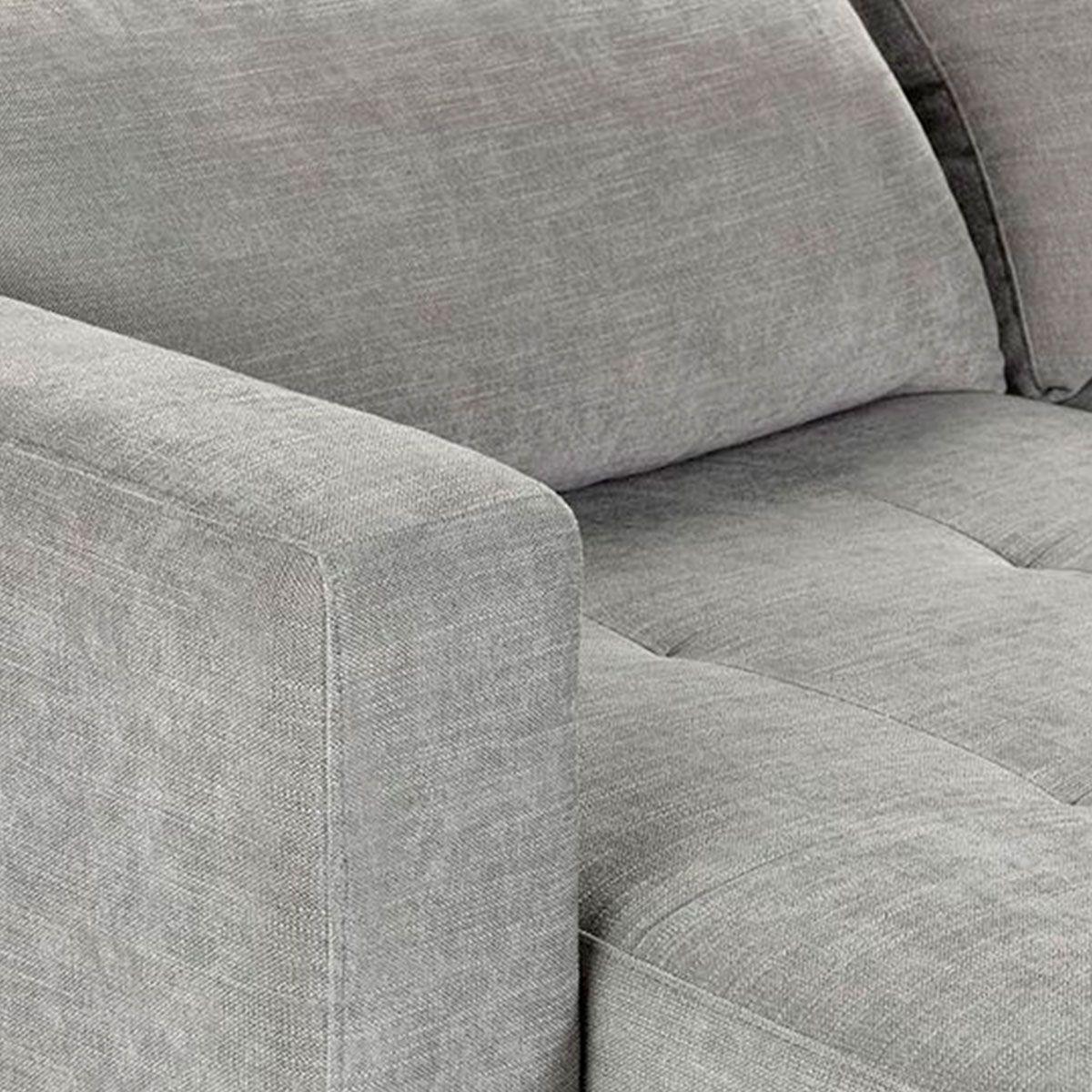 Sofá Seccional Rosen Copeland Izquierdo Tela Gris-5