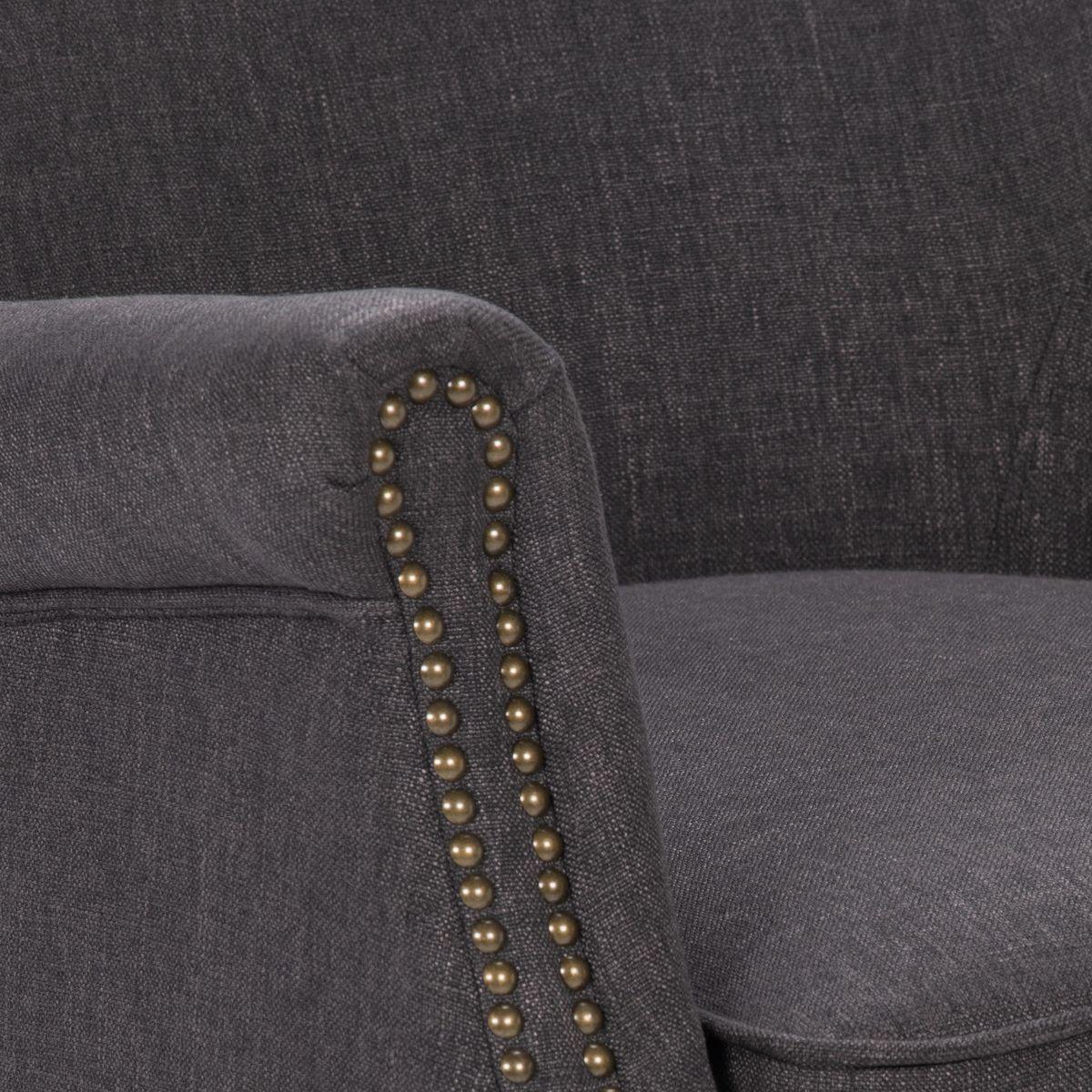 Poltrona Beatriz Tela Charcoal-9