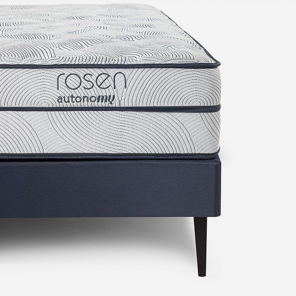 Cama Autonomy Sky 1.5 Plazas Madera + Respaldo Maura-2