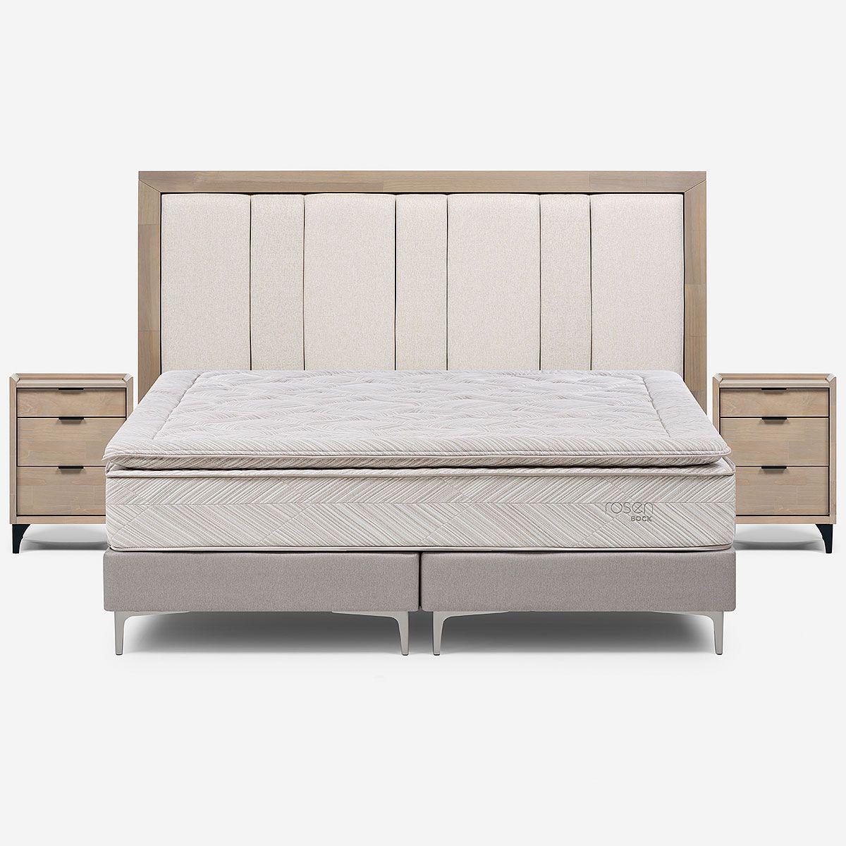 Cama Europea Bock King + Set de Muebles Melrose-0