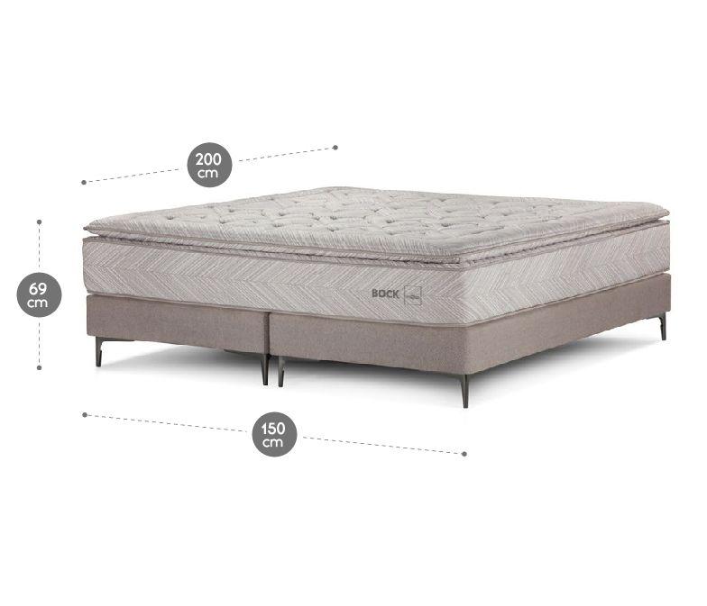 Box Spring Rosen Bock 2 Plazas 150 x 200 cm-2