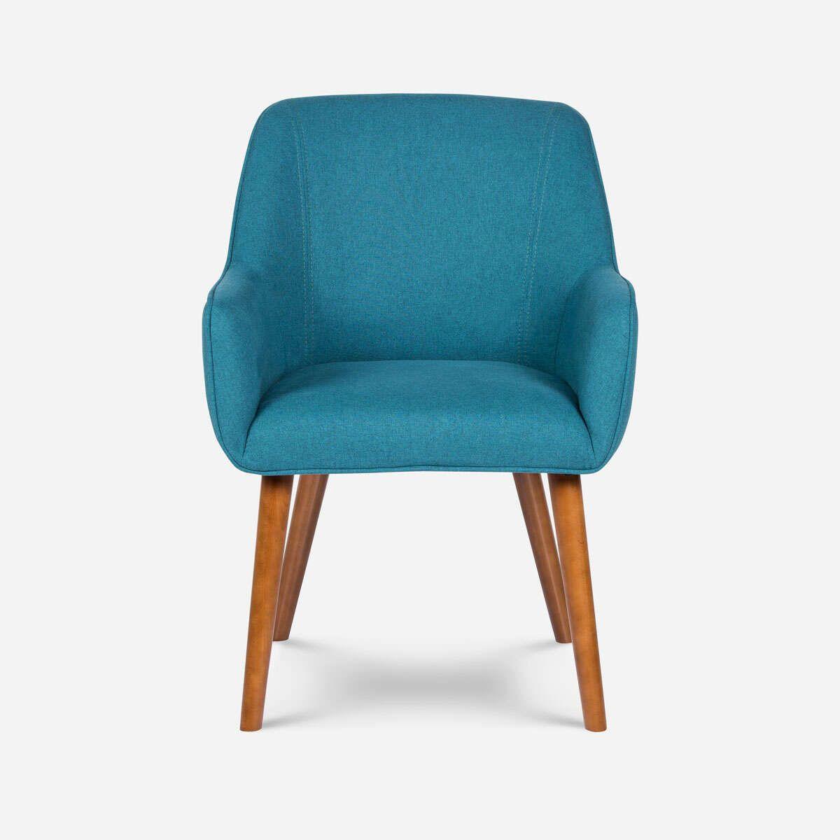 Rosen Poltrona Matilda Tela Azul Teal-2