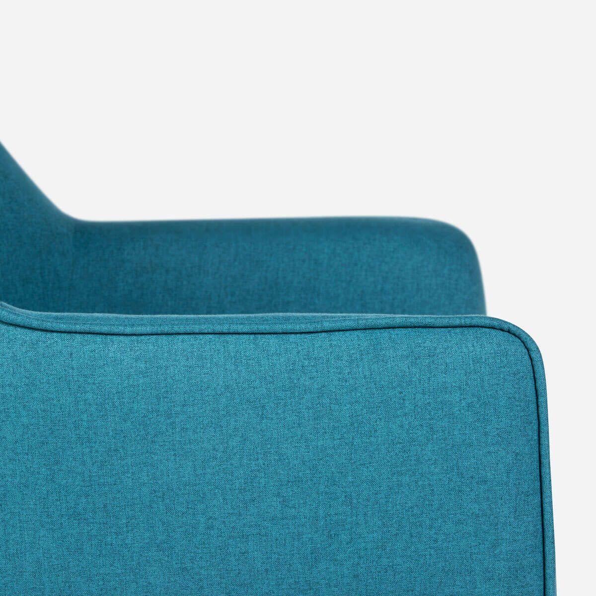 Rosen Poltrona Matilda Tela Azul Teal-6