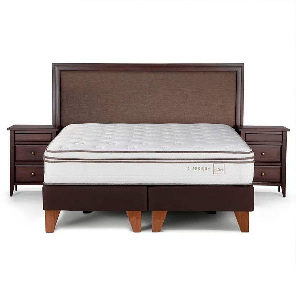 Cama Rosen Classique+ King Con Muebles Nolita Chocolate-0