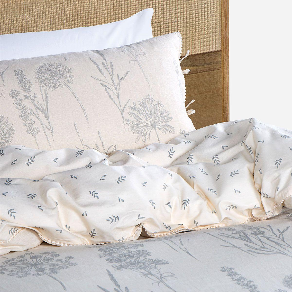 Funda Plumón Lino-Algodón Reversible Widnau 1,5 Plazas-3