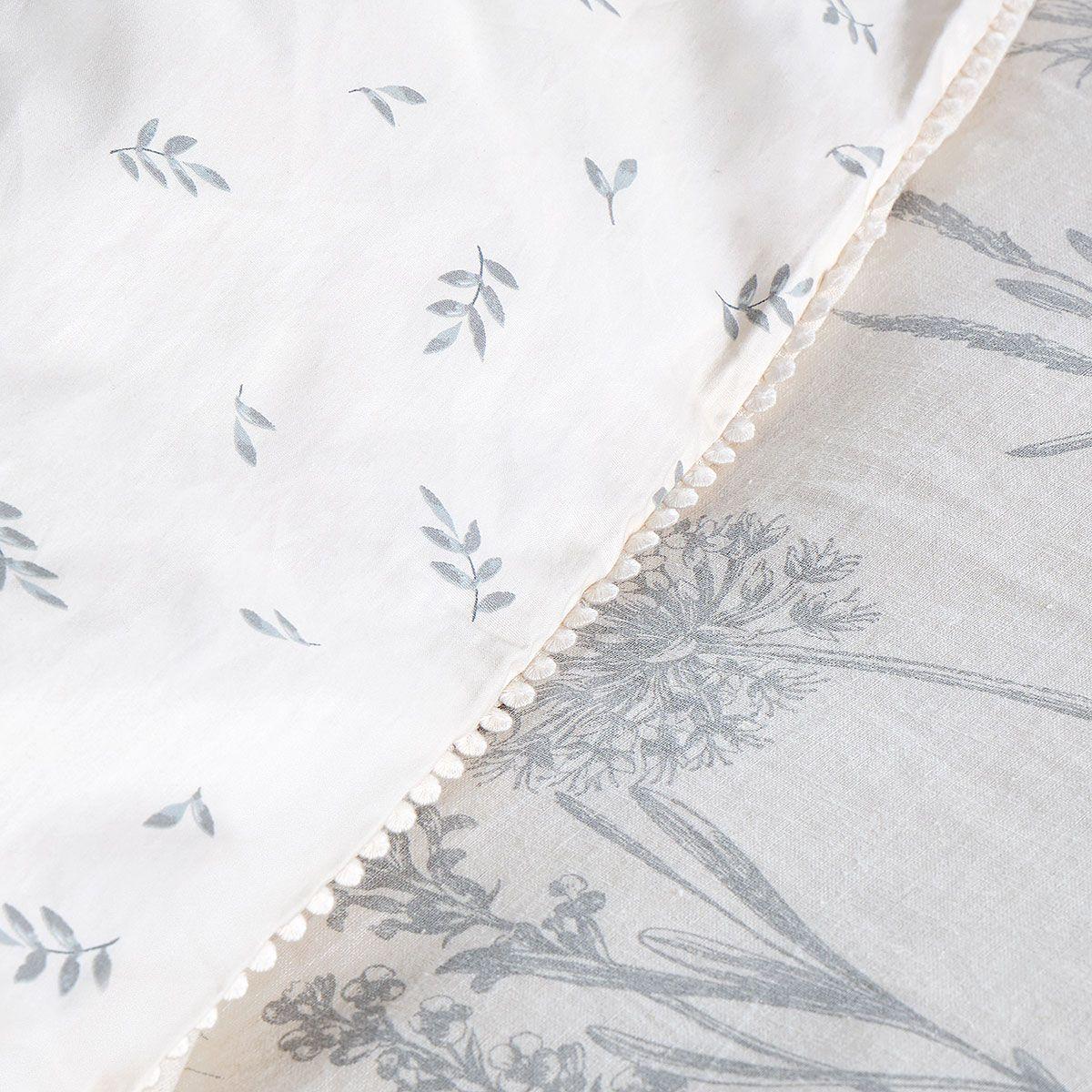 Funda Plumón Lino-Algodón Reversible Widnau 1,5 Plazas-4