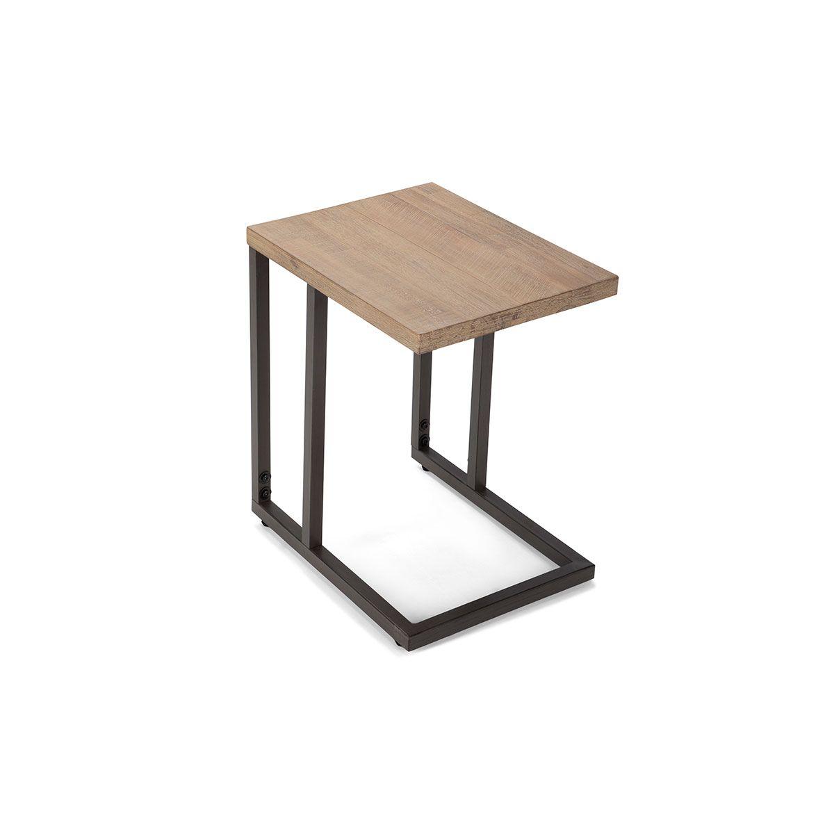 Mesa Lateral Clay 48 x 36 cm Café-4