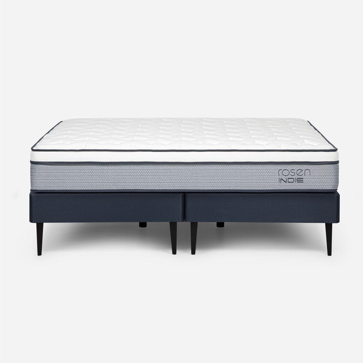 Cama Europea Rosen Indie King Pata Metalica 180 x 200 cm-0
