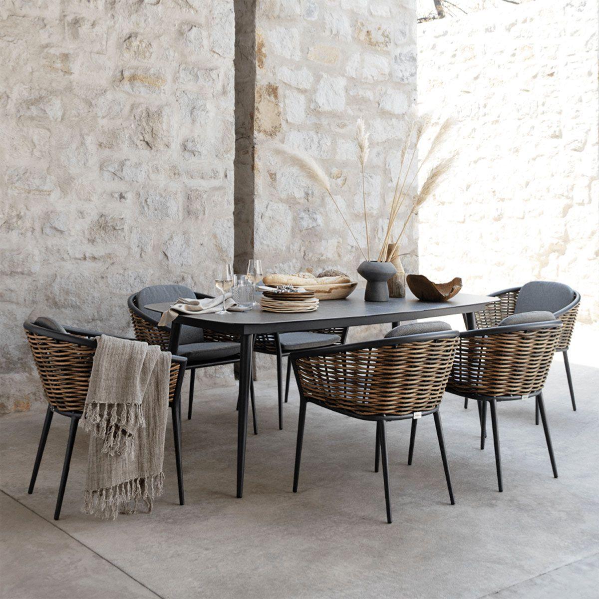 Juego Comedor de Terraza Rosen Namua 6 Personas-2