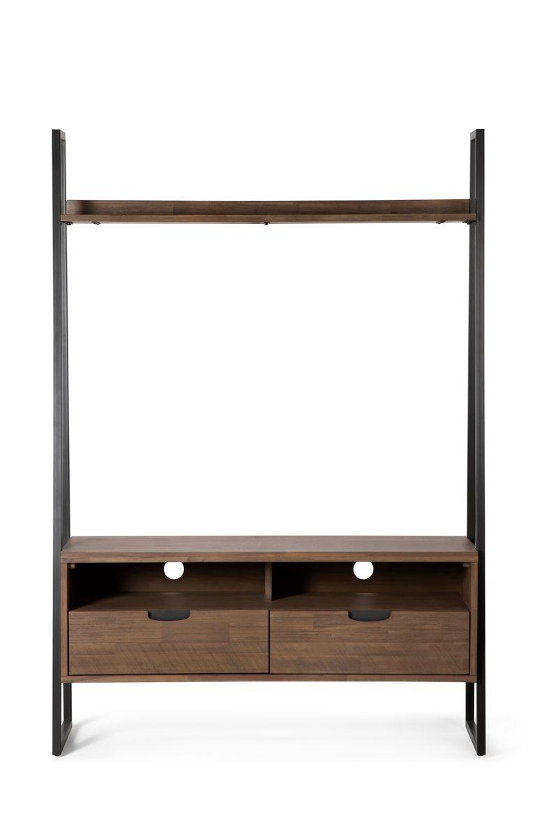 Mesa de Tv Rosen Somers 125 x 40 cm Marrón-2