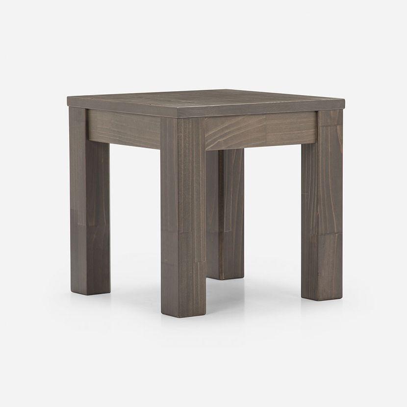 Mesa Lateral Rosen New Sapelly 50 x 50 cm Ceniza-0