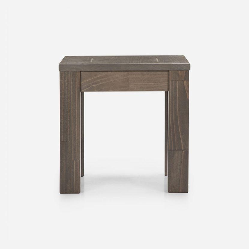 Mesa Lateral Rosen New Sapelly 50 x 50 cm Ceniza-1
