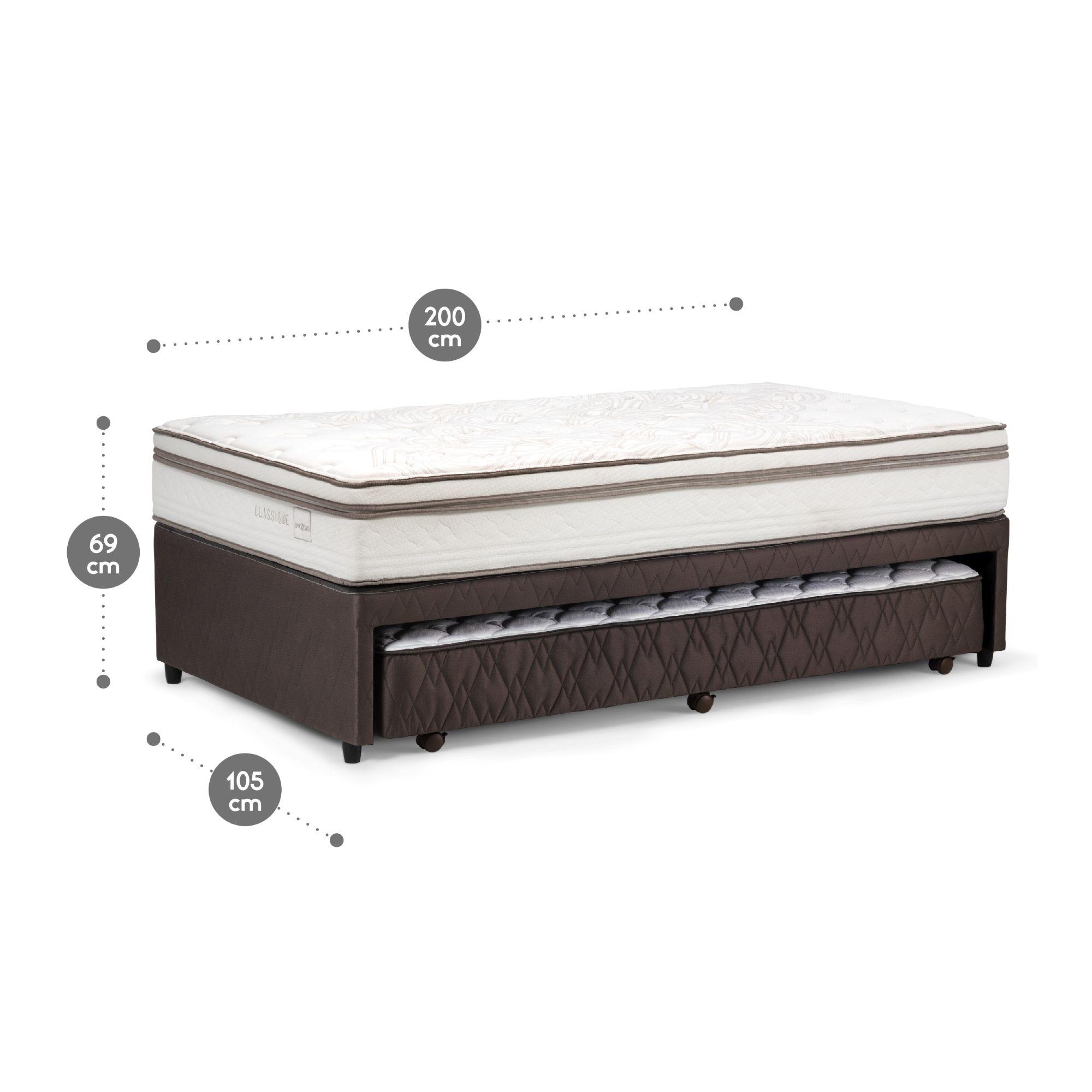 Diván Cama Rosen Classique+ 1,5 Plazas 105 x 200 cm-2