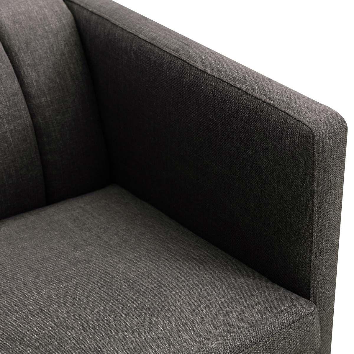 Set 2 Poltronas Rosen Drolet Tela Grafito-4