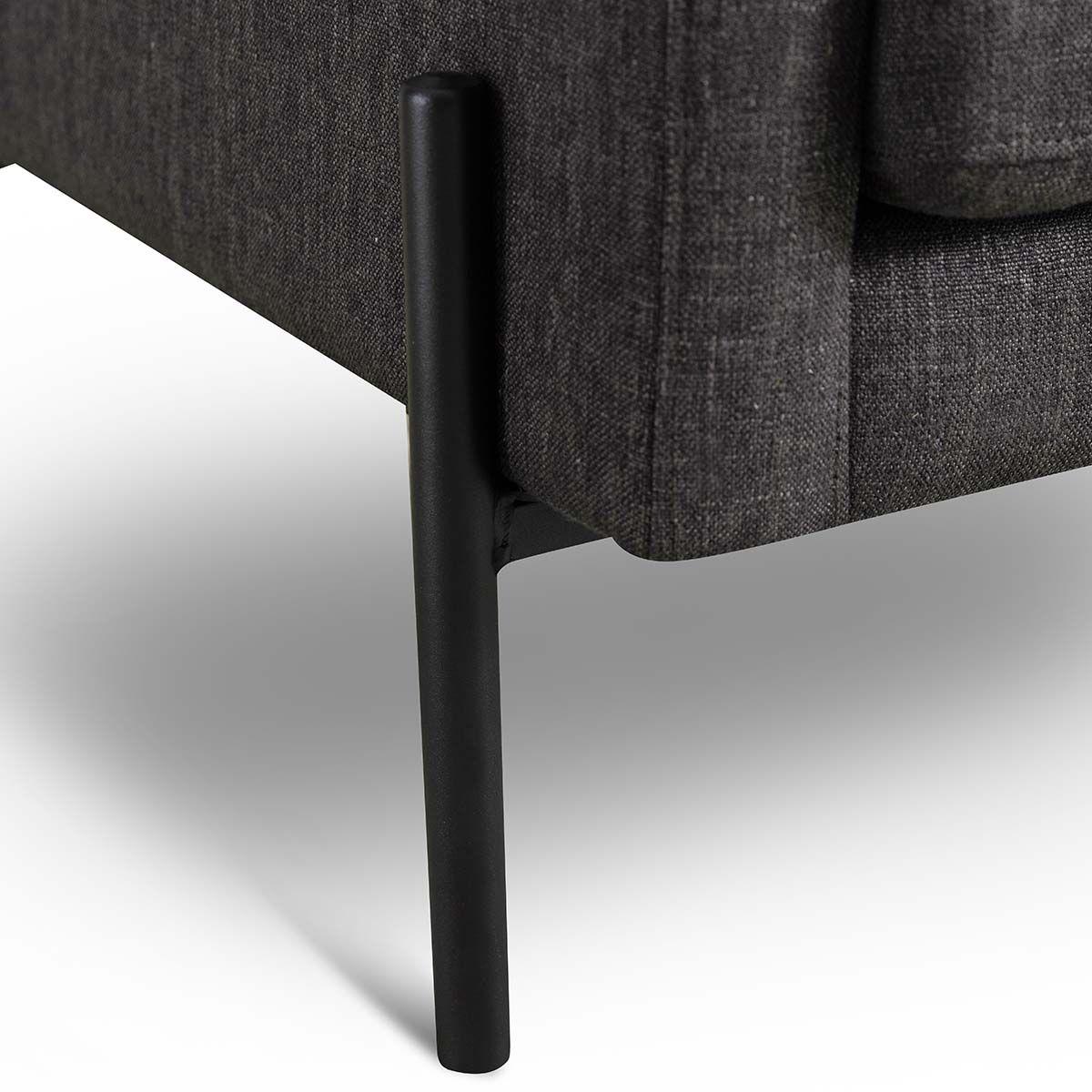 Set 2 Poltronas Rosen Drolet Tela Grafito-5