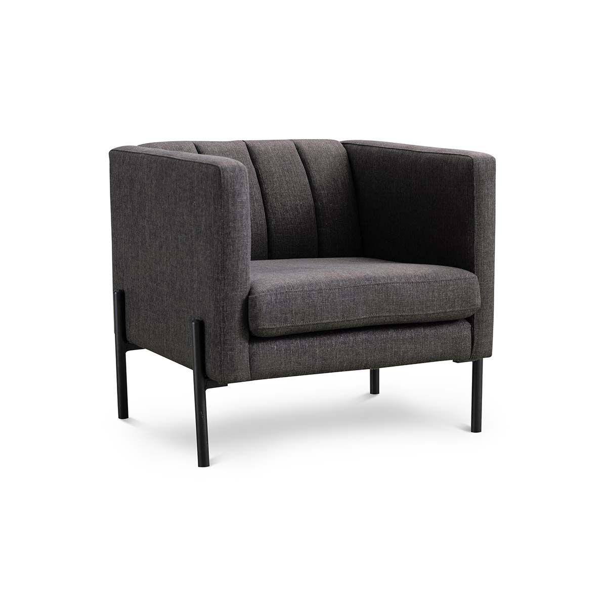 Set 2 Poltronas Rosen Drolet Tela Grafito-7