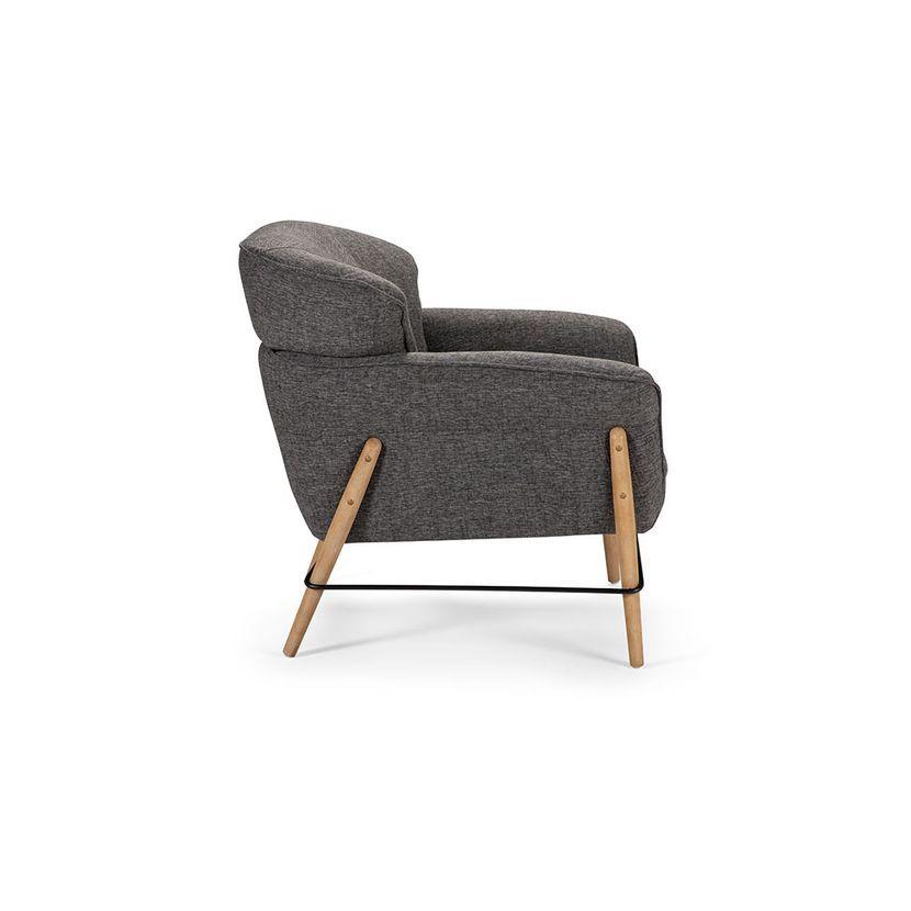 Poltrona Rosen Milligan Tela Gris-4