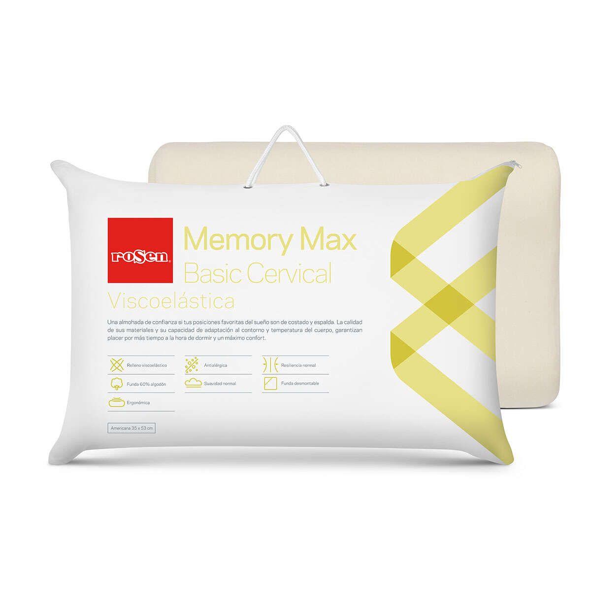 Almohada Viscoelástica MemoryMax Cervical Americana 35x53 cm-4