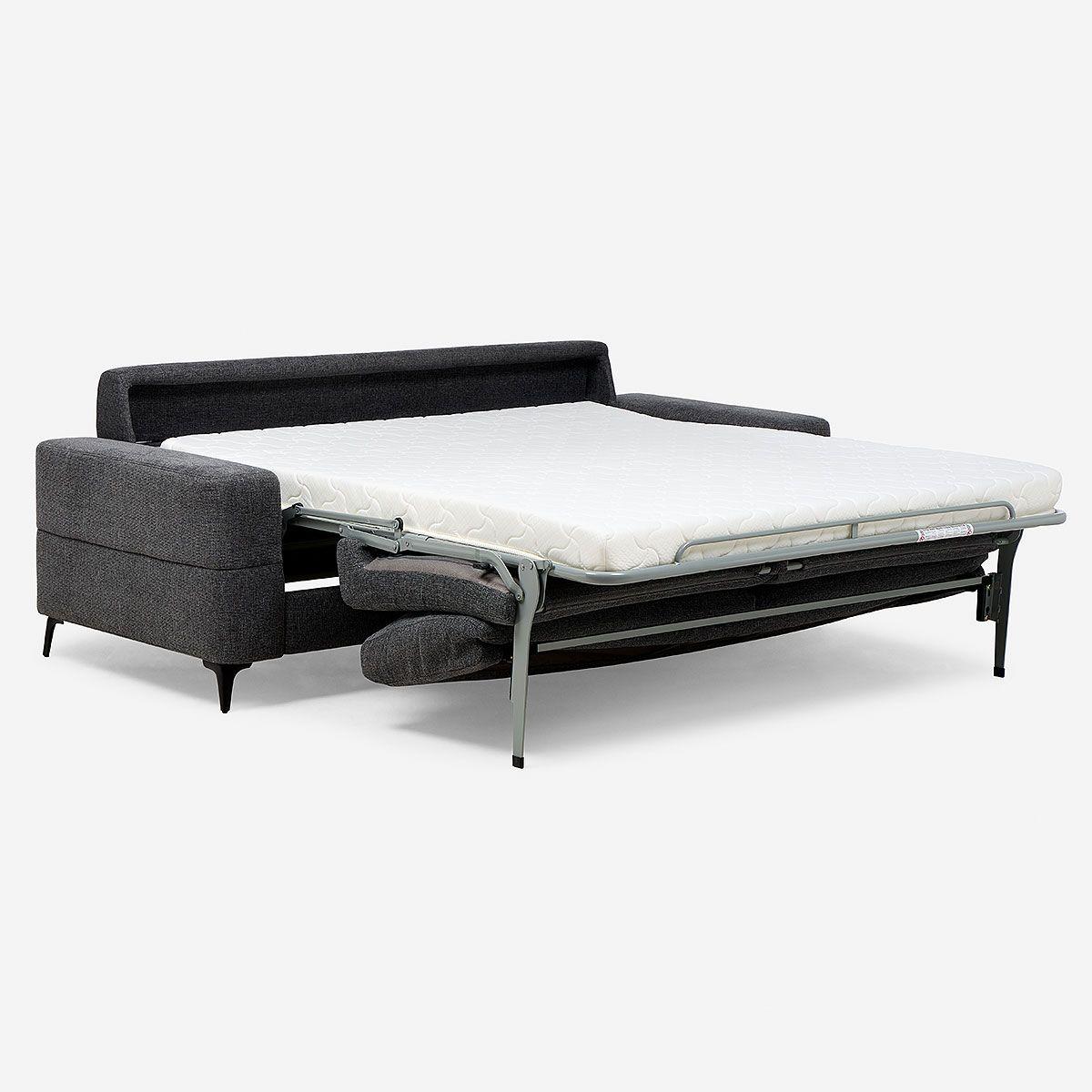 Sofá Cama Taraz Tela Grafito-5