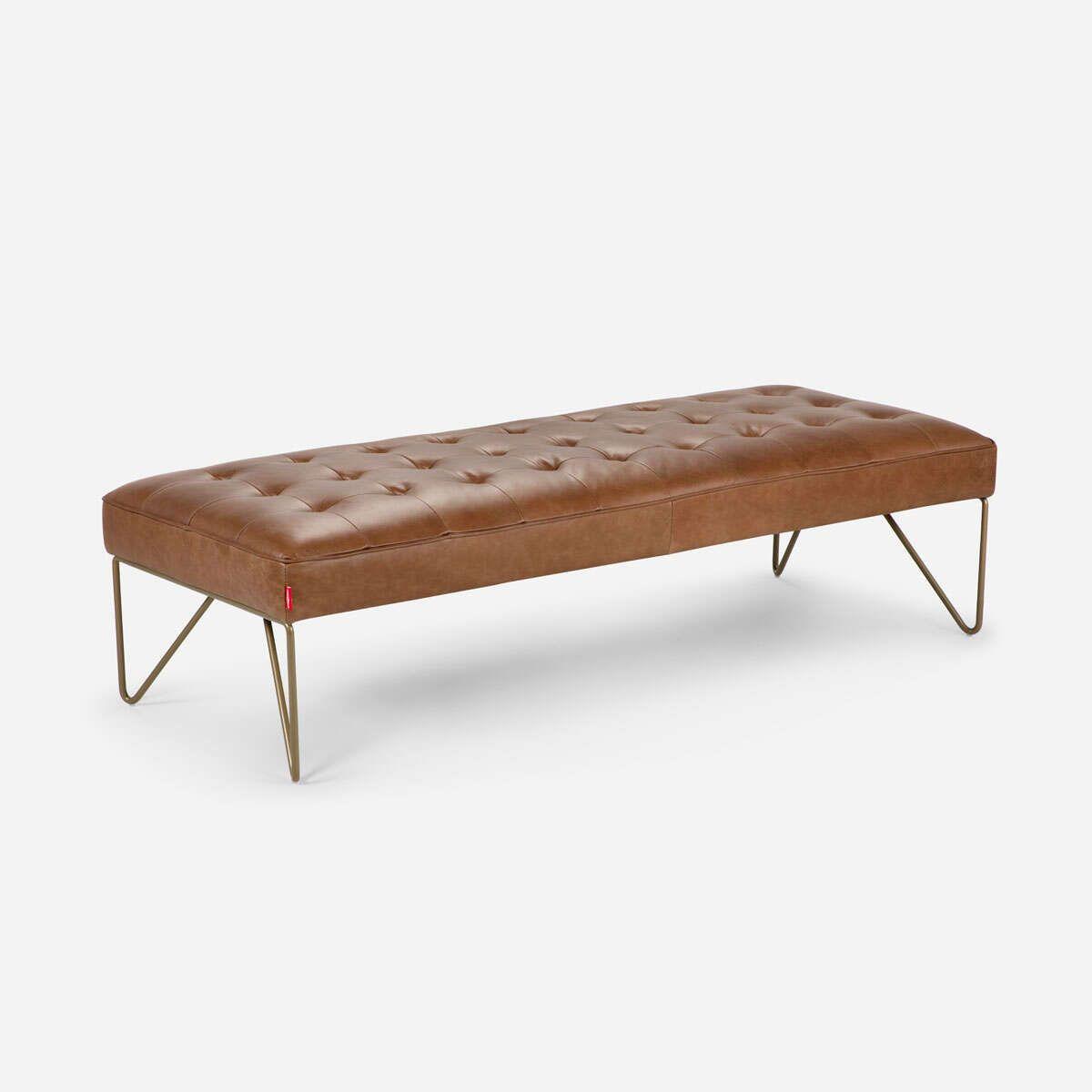 Banqueta Rosen Stepney Cuero Camel-2