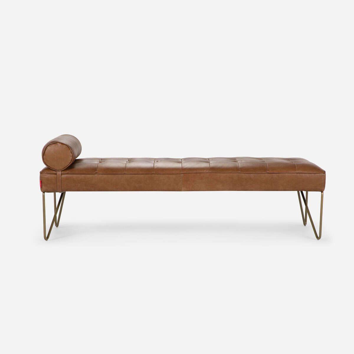 Banqueta Rosen Stepney Cuero Camel-3
