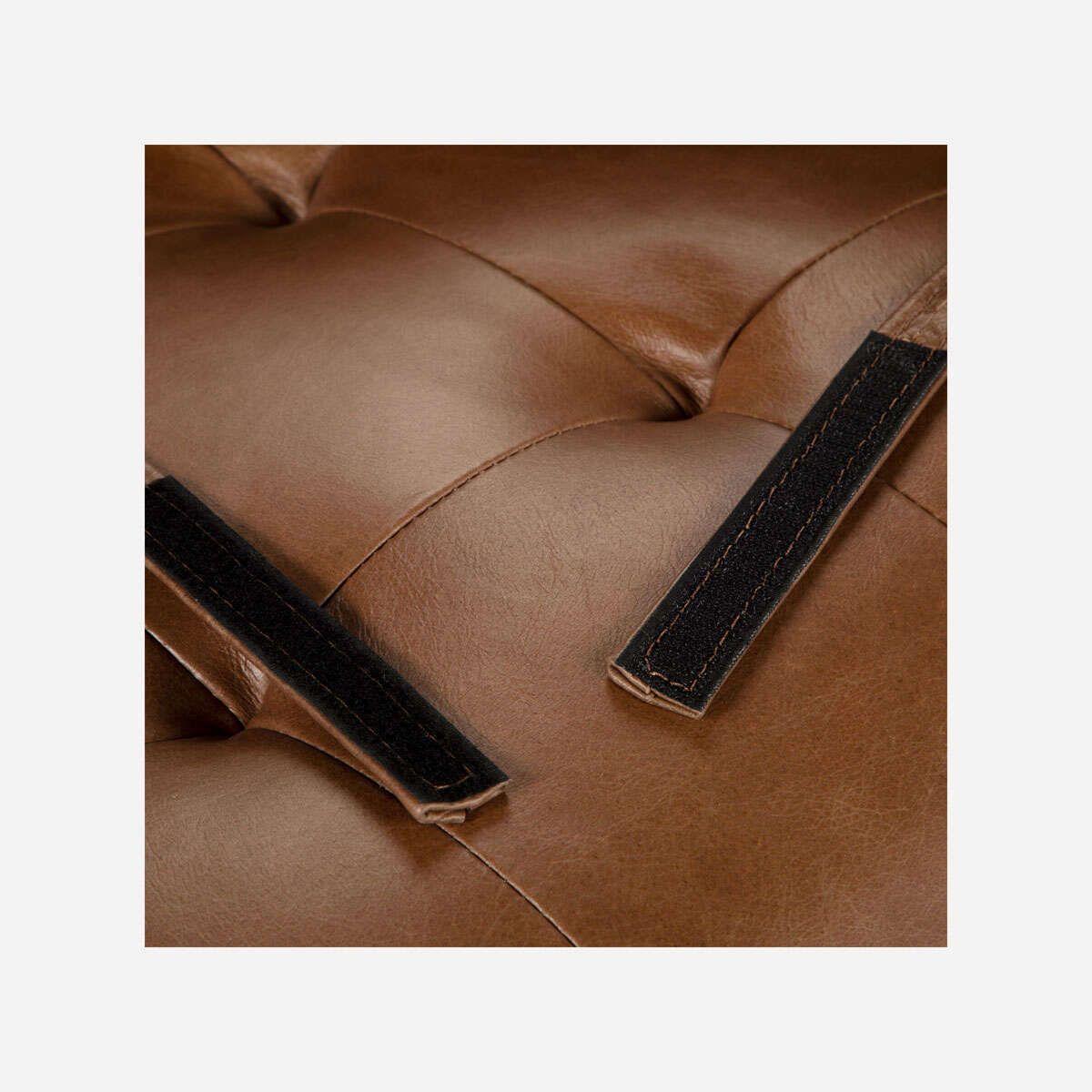 Banqueta Rosen Stepney Cuero Camel-7