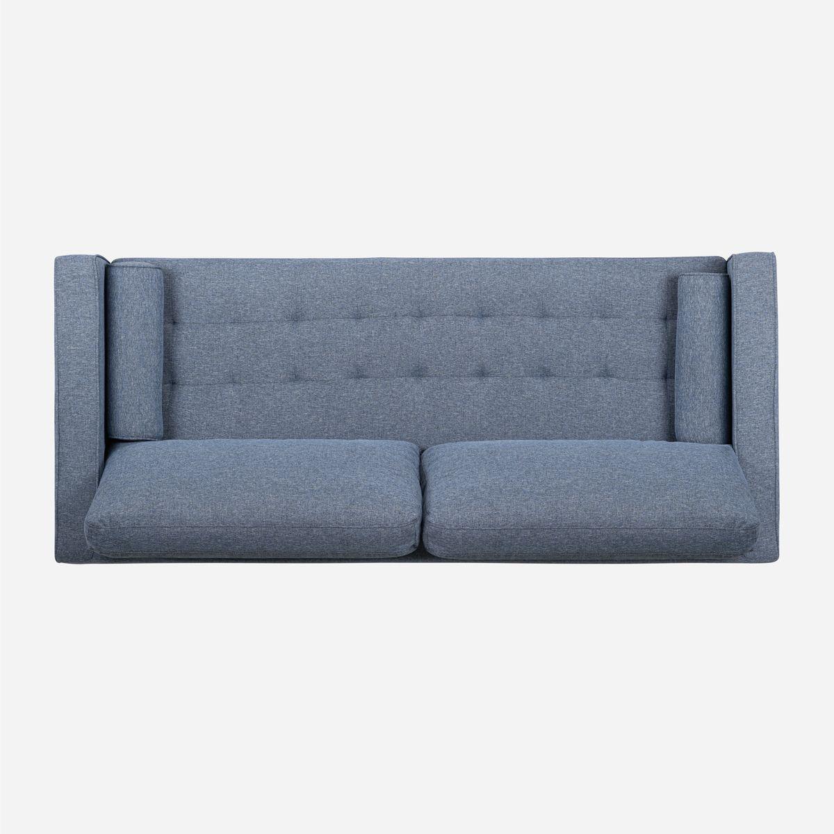 Sofá Rosen Seaforth 3 Cuerpos Tela Denim-4