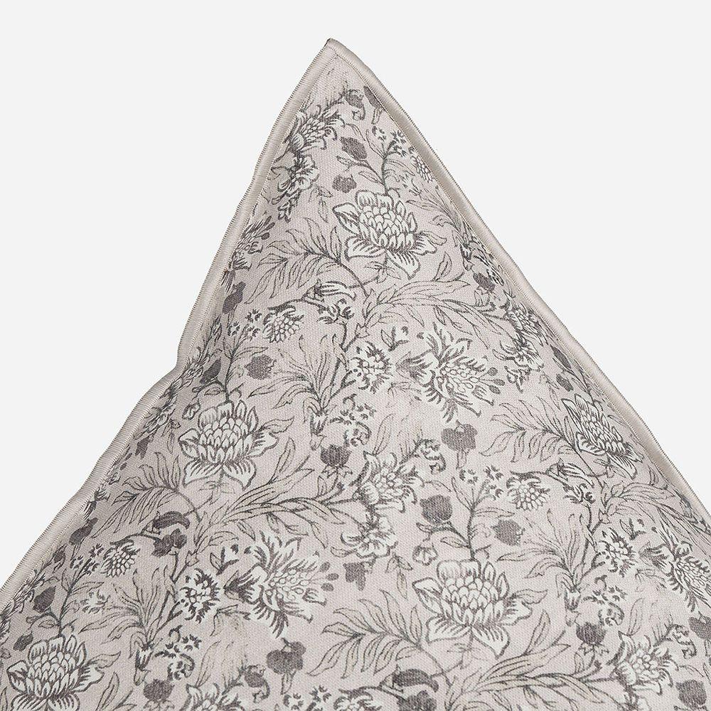 Funda de Cojín Ambiente Algodón Kanpur Beige 60 x 40 cm-2