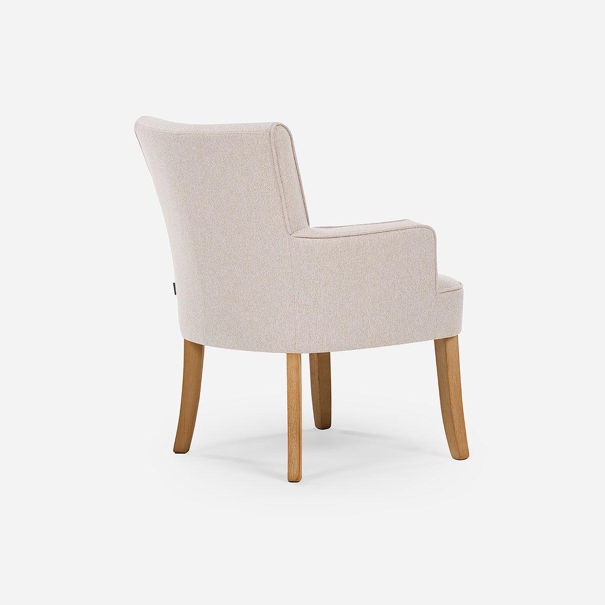 Set 2 Poltronas Emily II Tela Beige-5