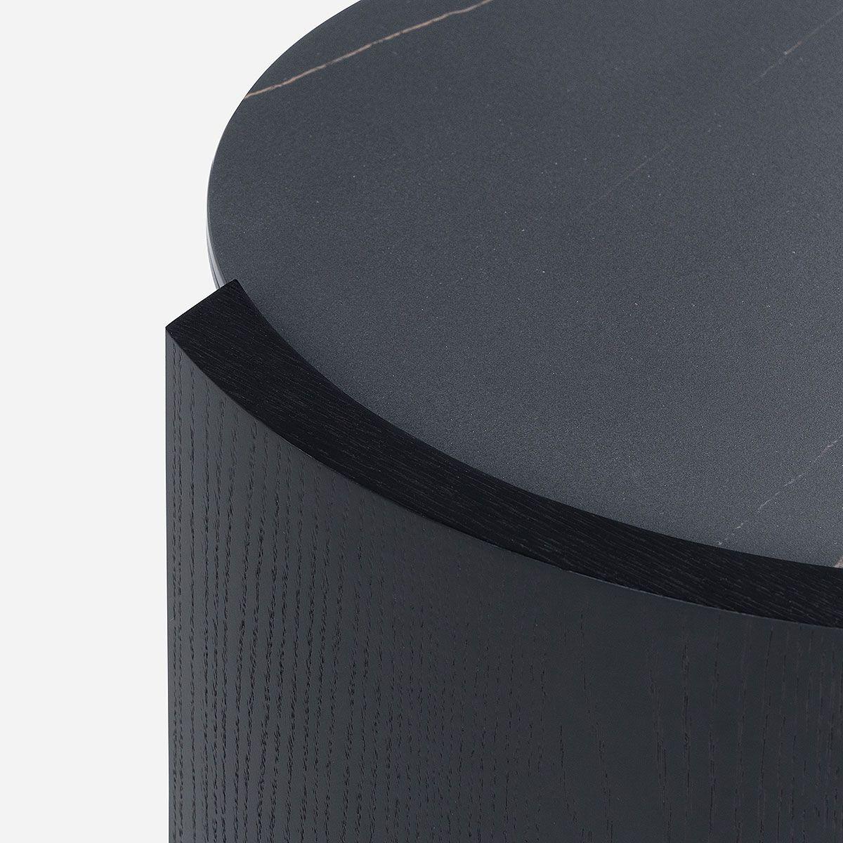 Mesa Lateral Rosen Kanus 50 x 44 cm Negro-3