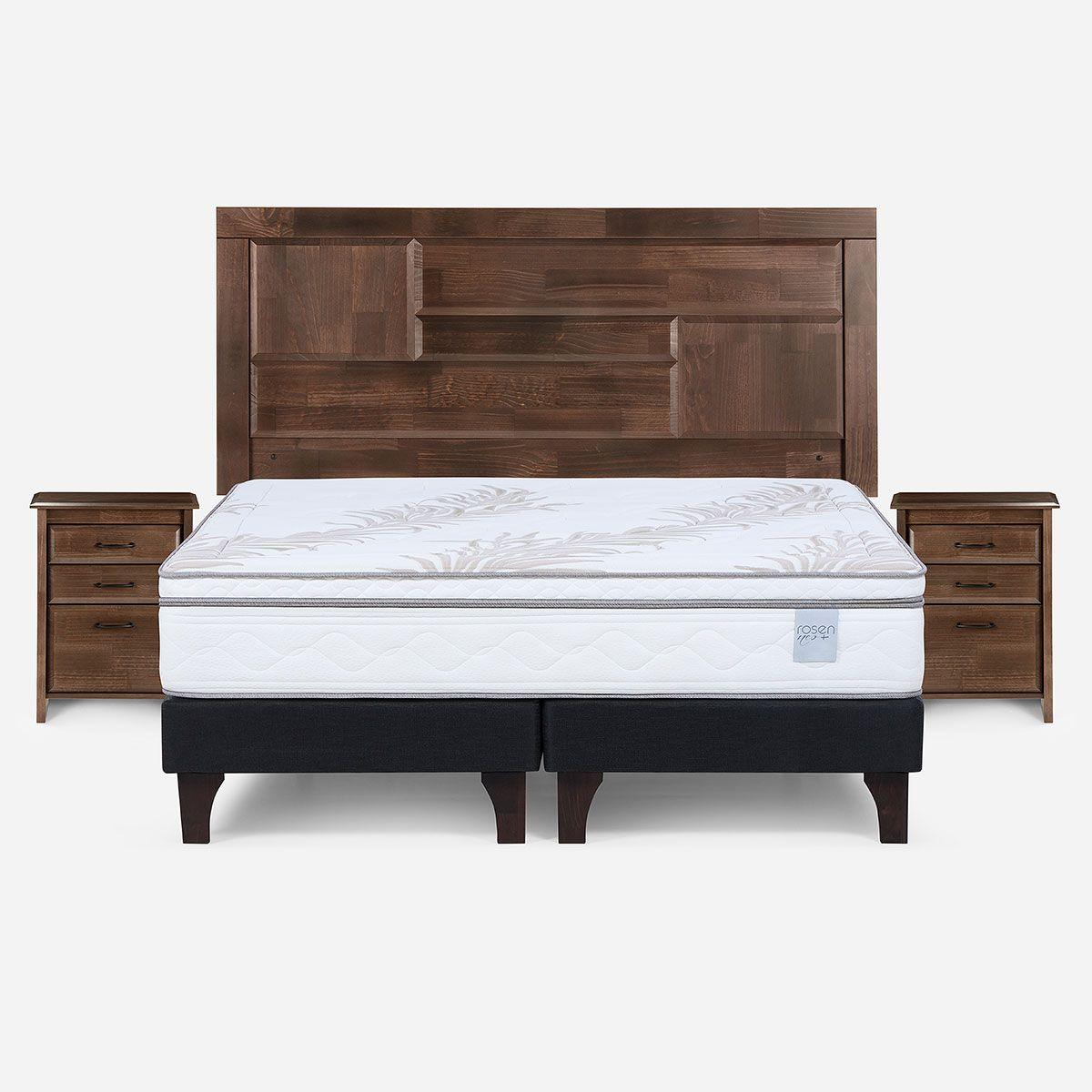 Cama Europea Neo Plus King 180x200 cm + Muebles Dolce-0