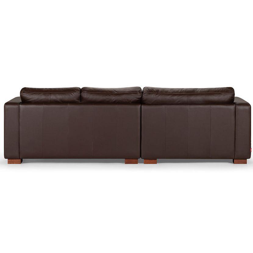 Sofá Seccional Rosen Copeland Izquierdo Cuero Marrón-4