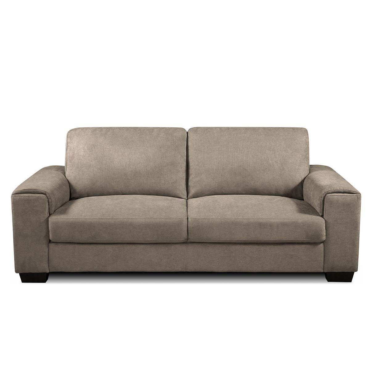 Sofá Rosen Robleda 3 Cuerpos Tela Taupe-0