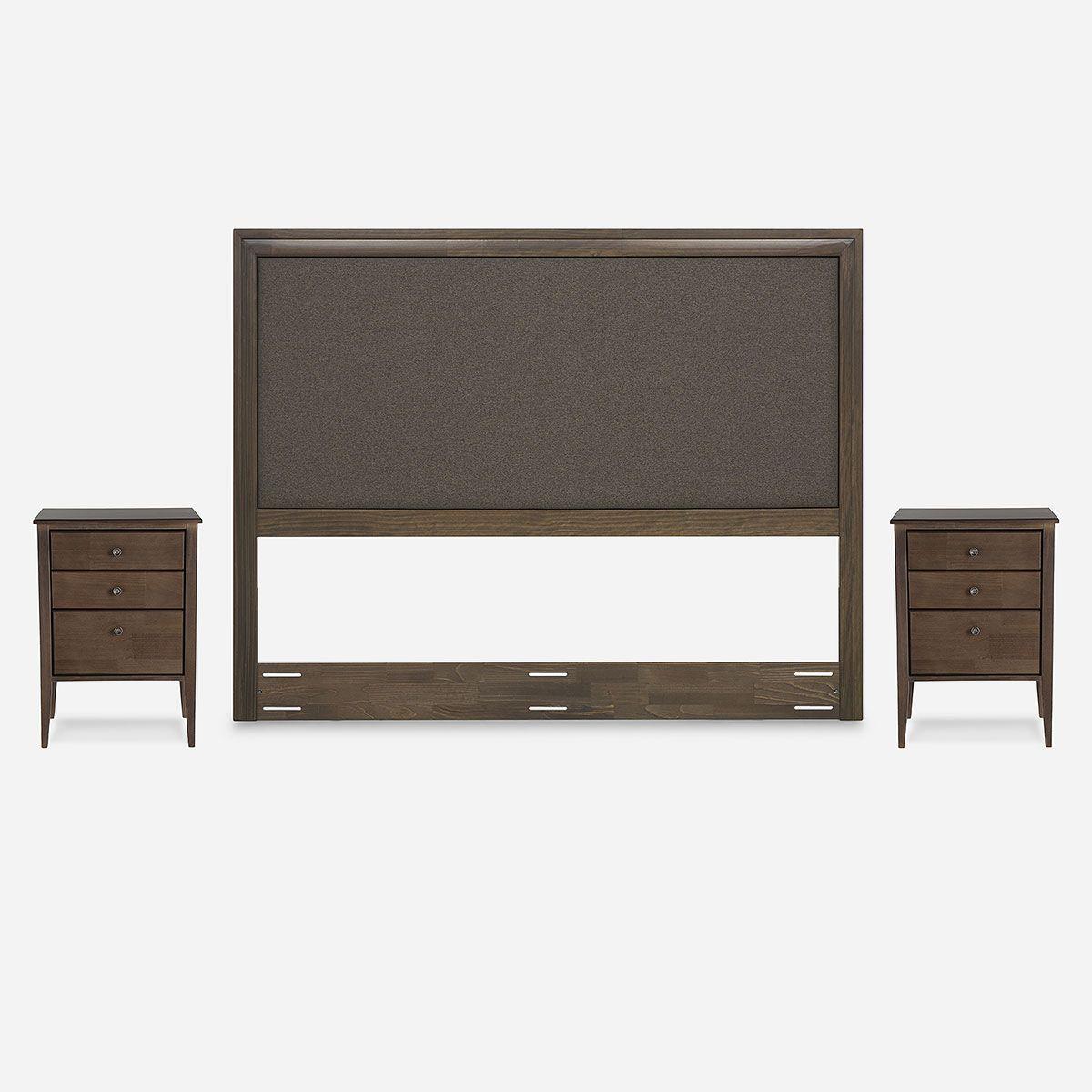 Set Respaldo Nolita 2 Plazas+ Velador Issey-1