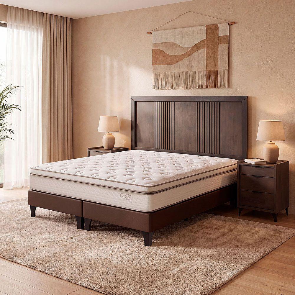 Cama Europea Classique+ 2 Plazas BD + Set de Muebles Marco-8