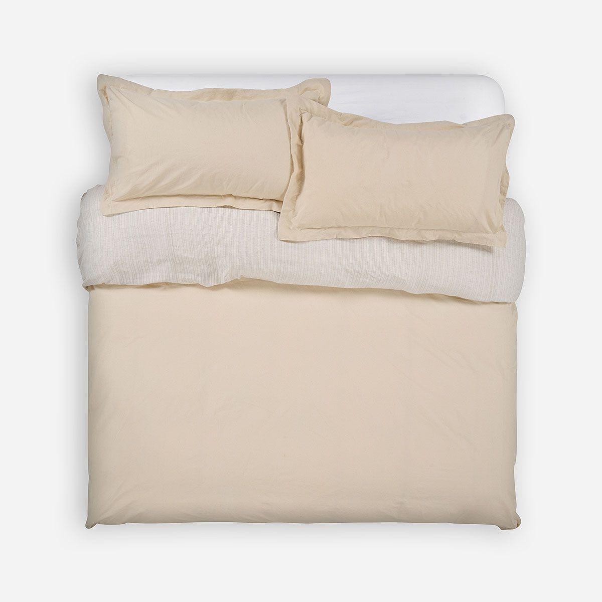 Funda Plumón Holm Beige 2 Plazas-1