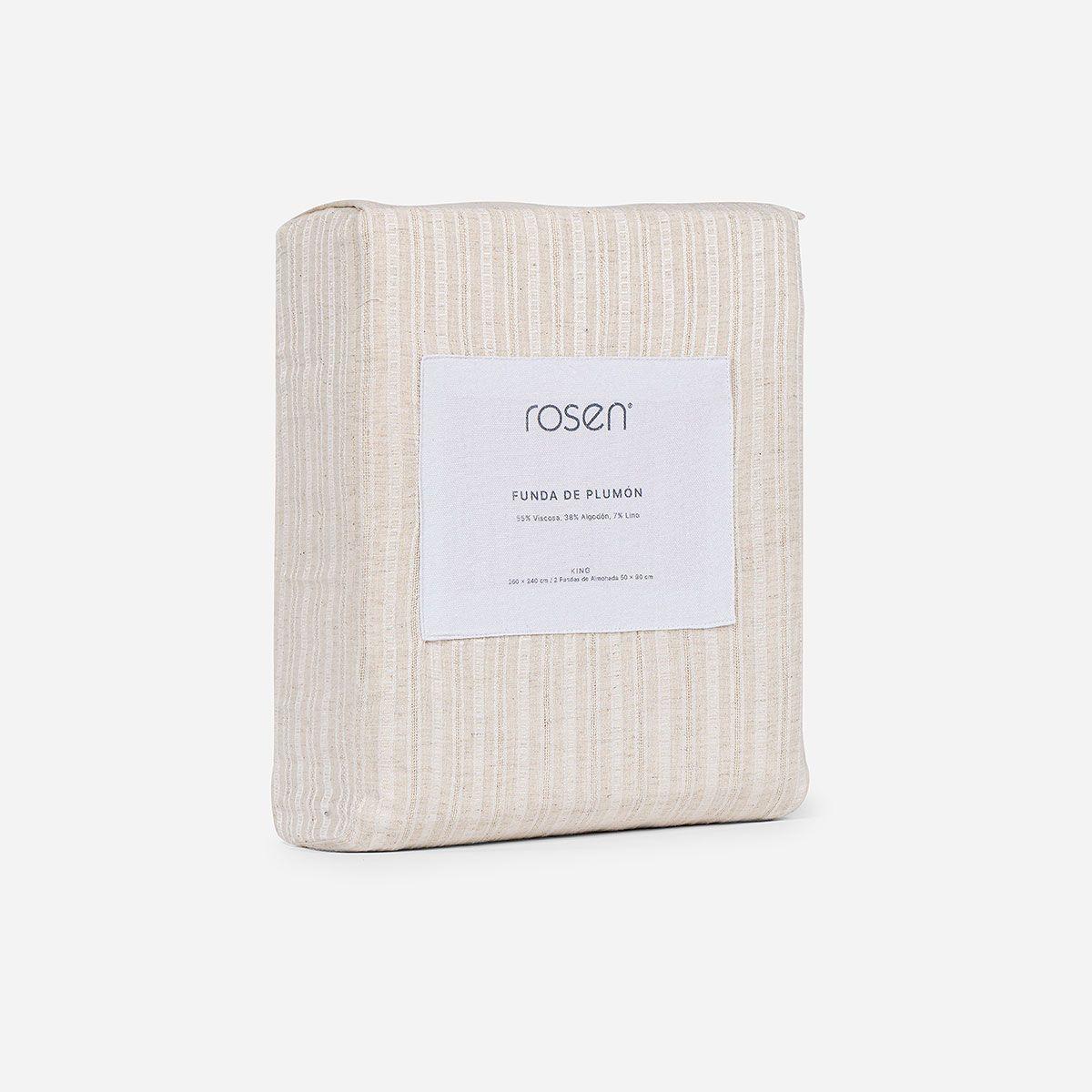 Funda Plumón Holm Beige 2 Plazas-5
