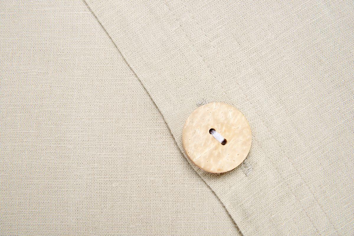 Funda Plumón Rosen Lino-Algodón Pure Liso 1 Plaza Arena-3