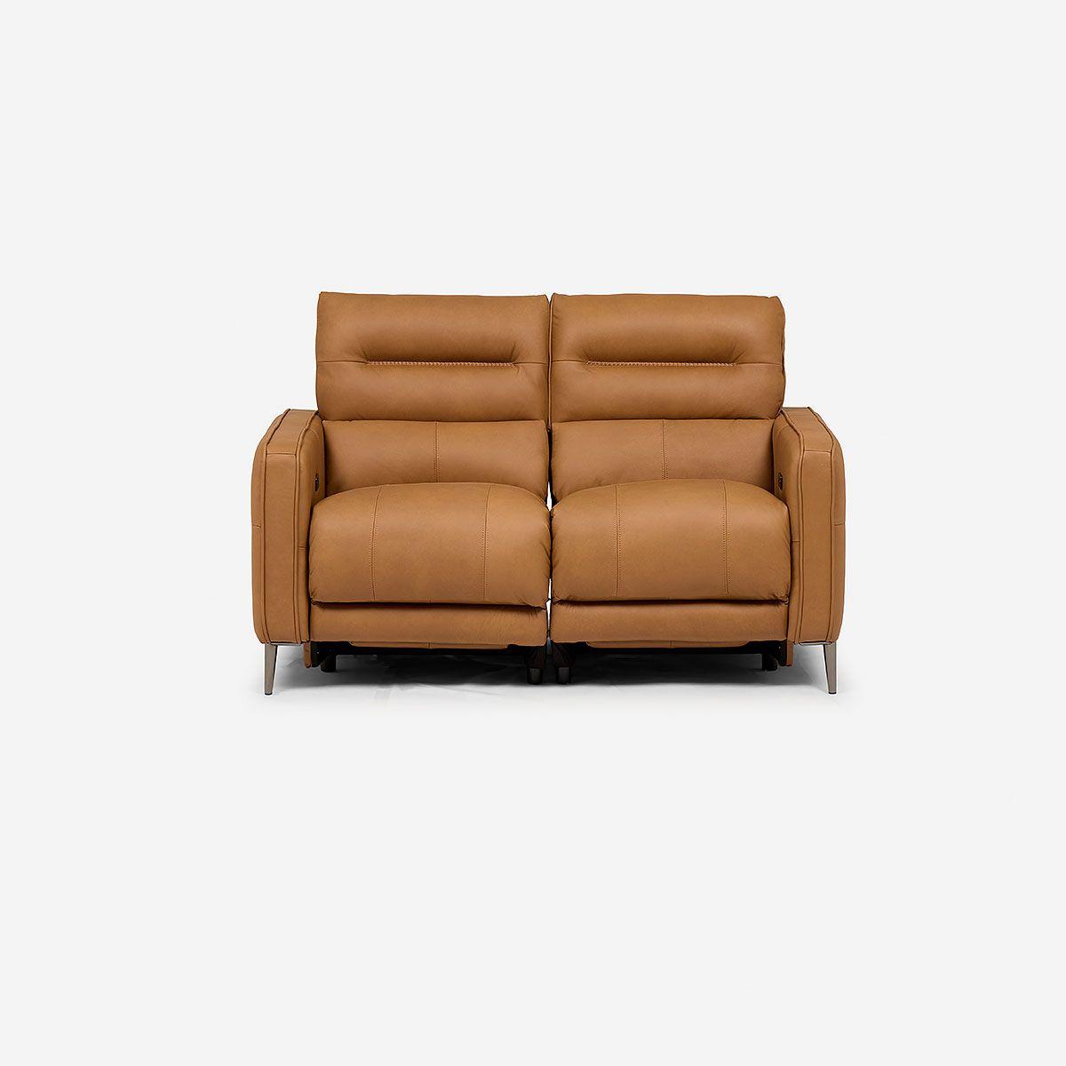 Sofá Reclinable Montalvo 2 Cuerpos Cuero/PVC Eléctrico-2
