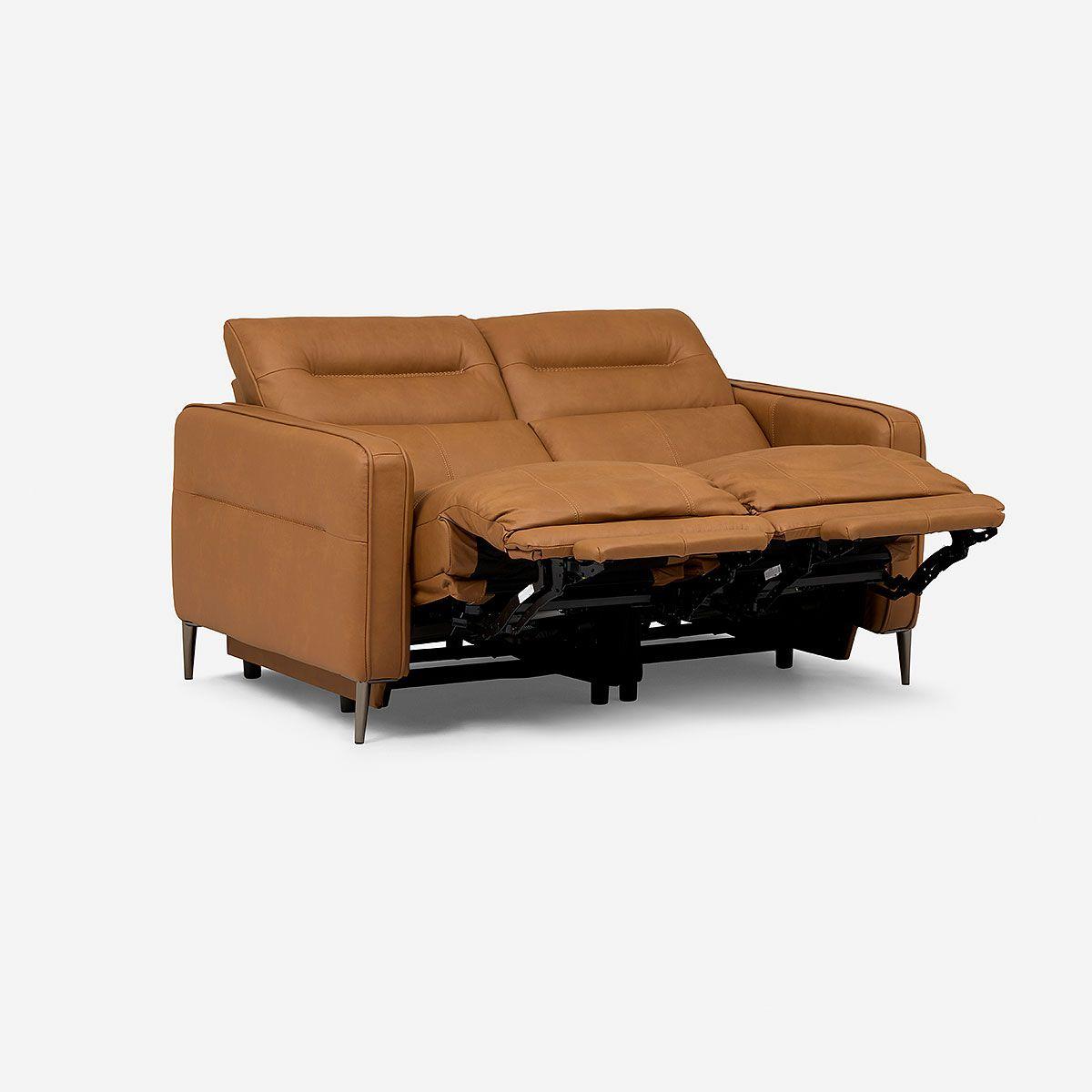 Sofá Reclinable Montalvo 2 Cuerpos Cuero/PVC Eléctrico-5