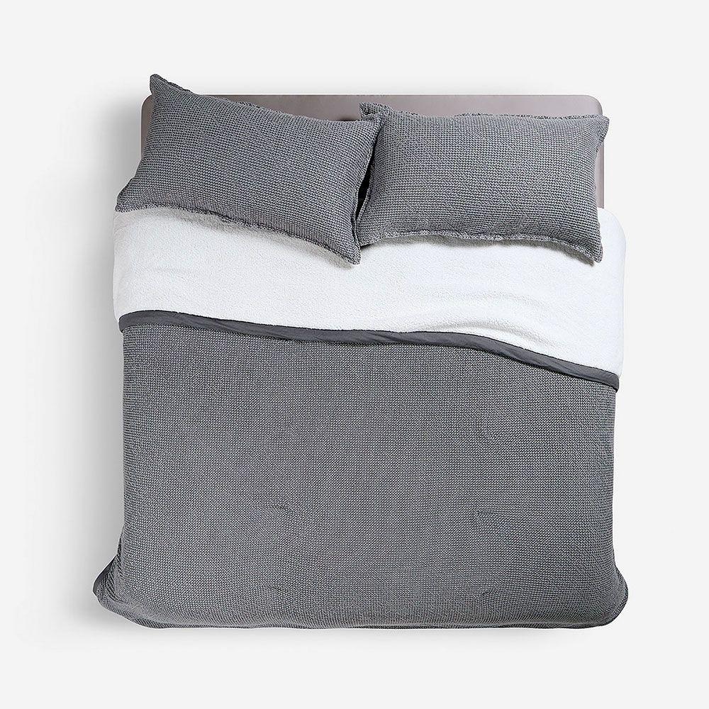 Cobertor Favo Cozy Grafito Super King-1