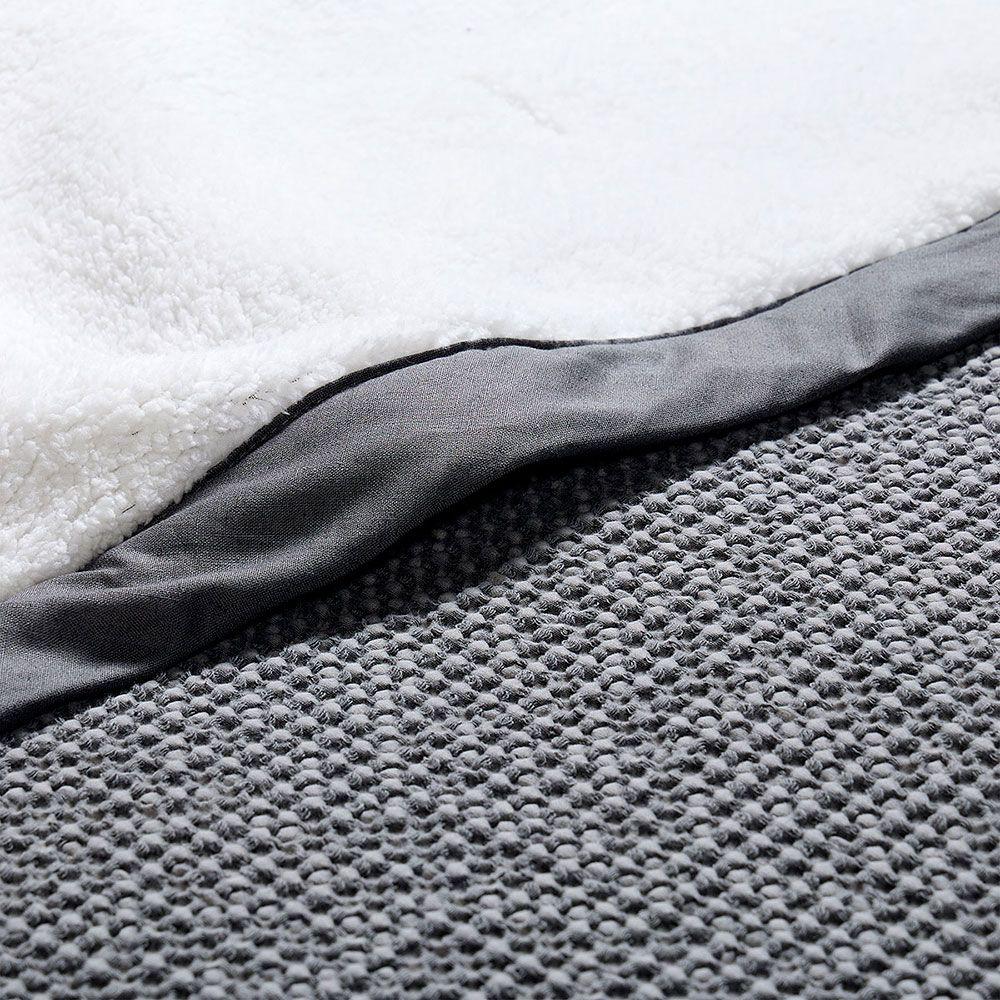 Cobertor Favo Cozy Grafito Super King-3