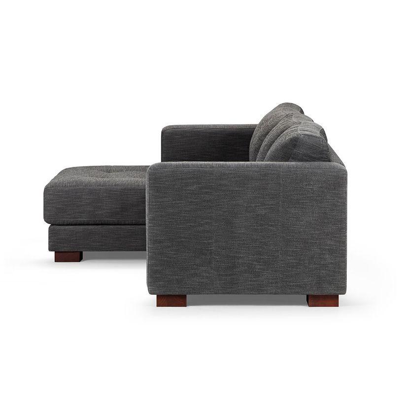 Sofá Seccional Rosen Copeland Izquierdo Tela Grafito-2