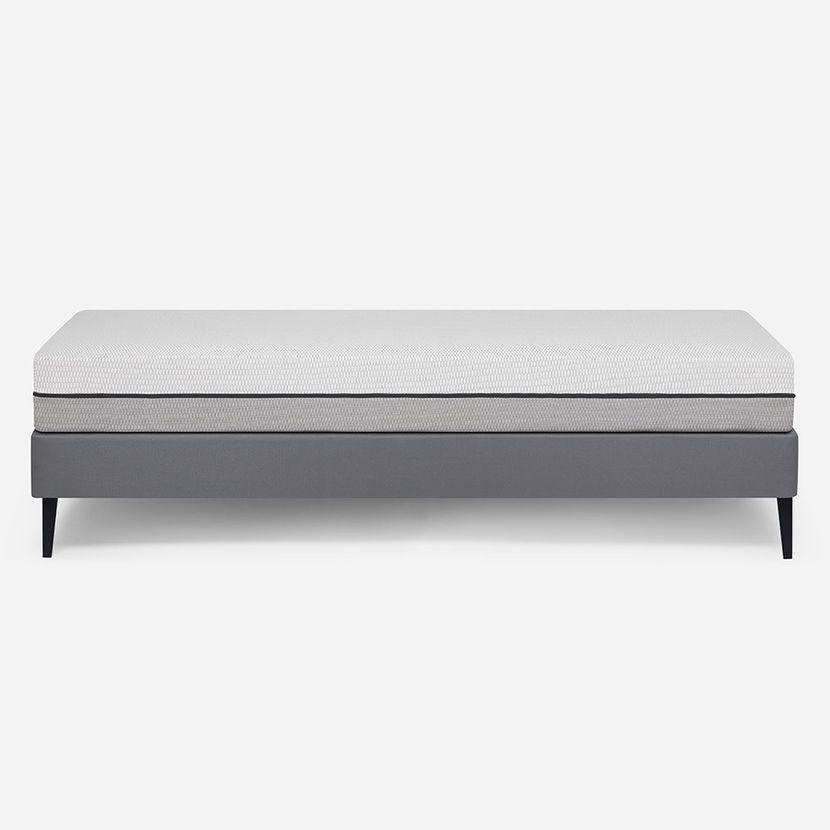 Cama Europea Pratta 1 Plaza Pata Acero 90 x 200 cm-2