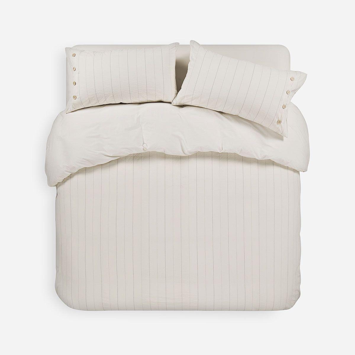 Funda Plumón Algodón Pure Biaggio Beige 2 Plazas-0